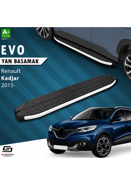 Renault Kadjar Evo Aluminyum Yan Basamak 173 Cm 2015-2022 A+ Kalite