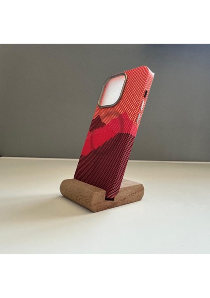 Apple iPhone 14 Pro Max Premium Desenli Magsafe Özellikli Karbon Fiber Koruyucu Kılıf