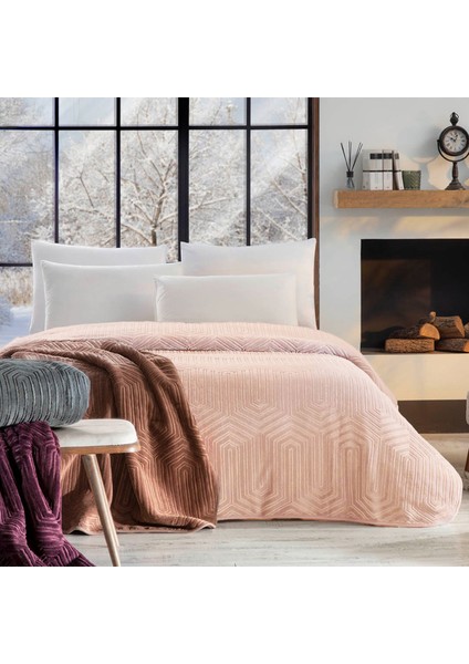 Prestige Çift Kişilik Kutulu Battaniye Cameo Rose 220 x 240