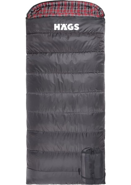 Uyku Tulumu, Flanel Kumaş, Battaniye, 3 - 4 Mevsim, Yazlık, Kışlık Çadır Uyku Tulumu Antrasit