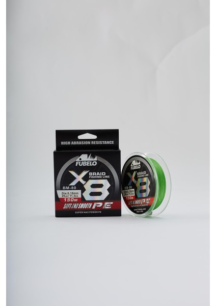 Braid Line 8x Green 0.18 mm