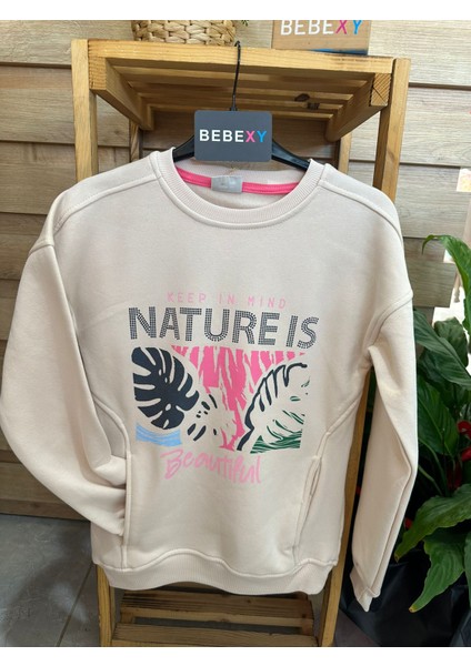 Natureıs Baskılı Sweatshirt