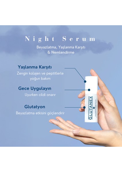 Glutatyonlu Yaşlanma Karşıtı Gece Serumu