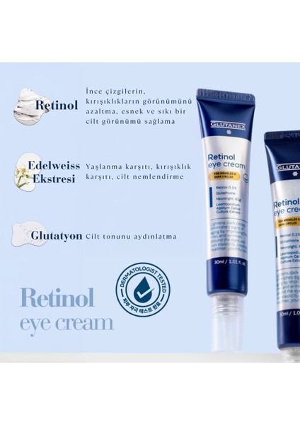 Yaşlanma Karşıtı Retinol Göz Kremi