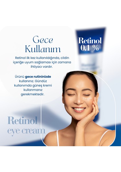 Yaşlanma Karşıtı Retinol Göz Kremi