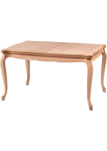 Ms - Msa 206 / 140 cm Yıldız Yemek Masası Cilasız Ahşap