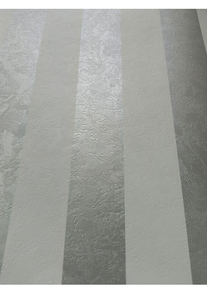 Gümüş Beyaz Çizgili Kabartmalı Silinebilir Duvar Kağıdı 5m2 fiyatları