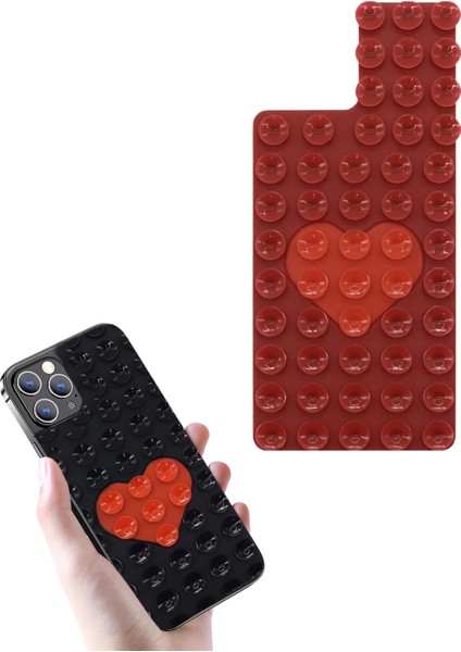 Vantuzlu Kesilebilir Silikon Cep Telefaonu Sabitleme Yapıştırma Pedi AL4795