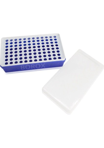 Ependorf Tüp Standı 1.5ml İçin - 72 Delikli Eppendorf Sporu - 10 Adetlik Toptan Set