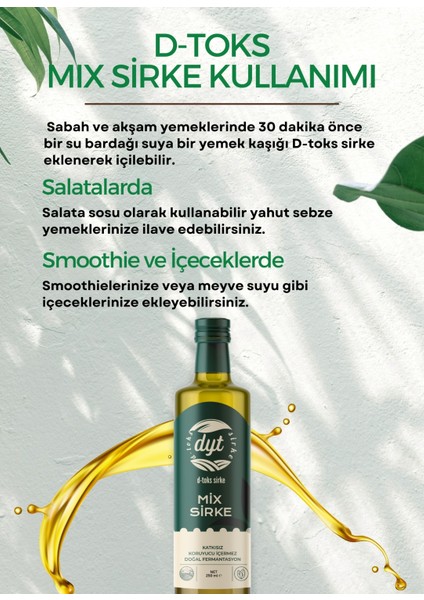 Dyt D-Toks Sirke Detoxmix - 250 ml