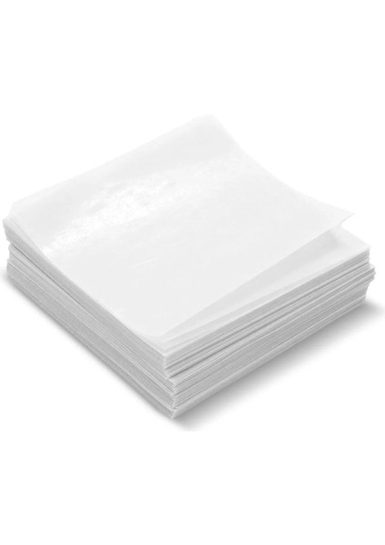 Tartım Kağıdı Selüloz Tartı Kağıtları 100 x 100 mm 100 Adet Paket Beyaz Yaprak