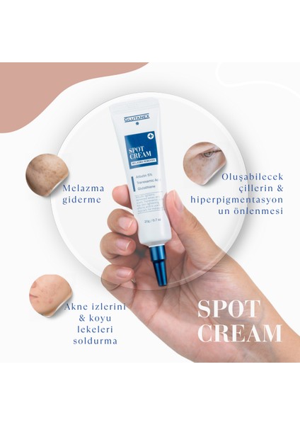 Spot Cream Leke Karşıtı Aydınlatıcı Cilt Bakım Kremi