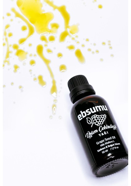 Üzüm Çekirdeği Yağı 100 ml - Genç ve Parlak Bir Cilt İçin Doğal Seçim