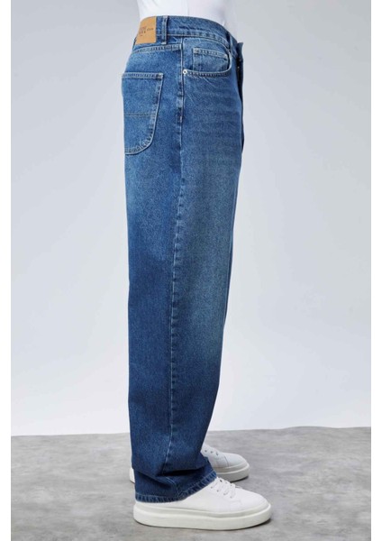 Cedy Denım Erkek Yüksek Bel Baggy Skater Jean modelleri
