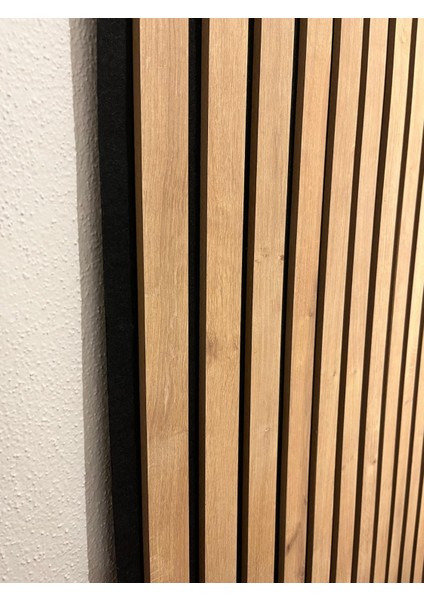 Özbir Mobilya Safir Meşe Akustik Duvar Paneli 100X240 Ahşap Duvar Paneli