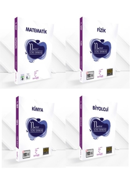 (11. Sınıf) Matematik / Fizik / Kimya / Biyoloji Soru Bankası