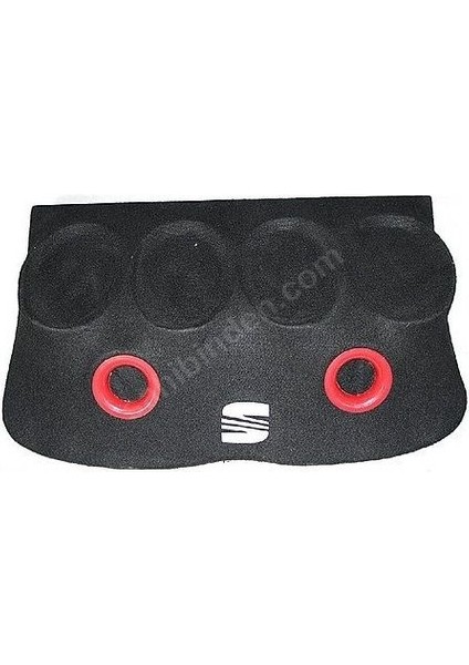 Seat Leon 2009 4lü Oval Hoparlörlü Arka Polyesterli Pandizot Kabartmalı