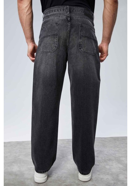 Cedy Denım Erkek Yüksek Bel Baggy Skater Jean fırsatları