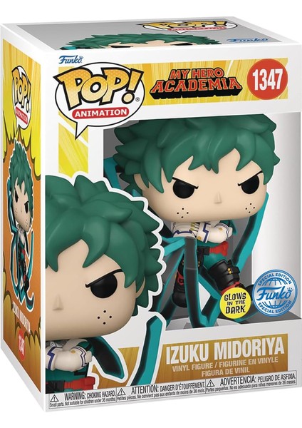 Pop! Animasyon: My Hero – Deku Blackwhip Glow-In-The-Dark Px Vinil Figür