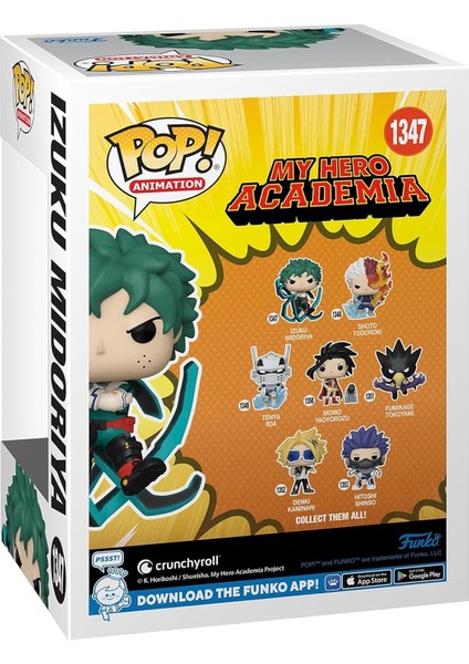 Pop! Animasyon: My Hero – Deku Blackwhip Glow-In-The-Dark Px Vinil Figür fırsatları