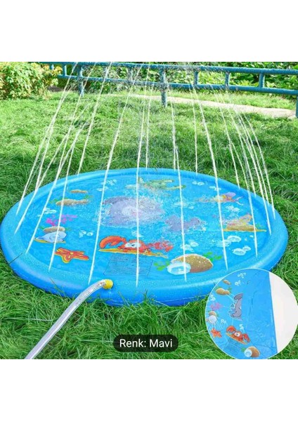 100CM Bahçe Şu Sprey Matı Pvc Şişme Su Oyun Havuzu Matı Yaz Oyunları Şişme Mat modelleri