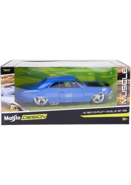 May 31333 1:24 1966 Chevrolet Chevelle Ss 396 Model Araba -Necotoys