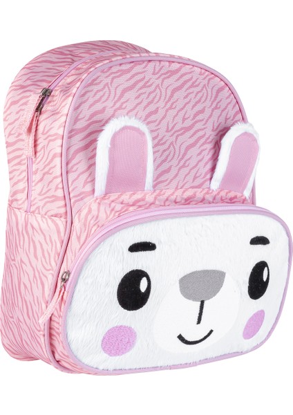 Peluş Anaokulu Çantası - Zebra Desen