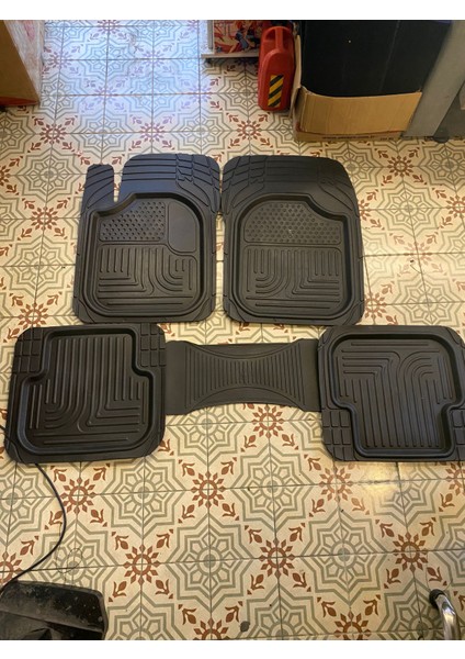 1.kalite Pvc 3D 5 Parça Universal Havuzlu Paspas