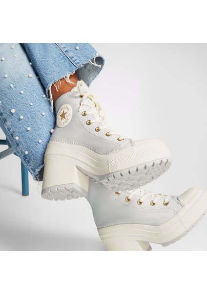Chuck 70 De Luxe Heel Gri Platform Sneaker