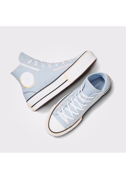 Chuck Taylor All Star Lift Mavi Platform Sneaker modelleri