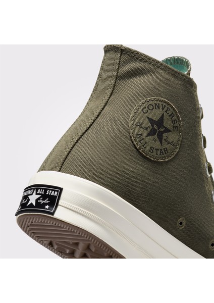Chuck 70 Garden Starter Waxed Canvas Yeşil Sneaker fırsatları