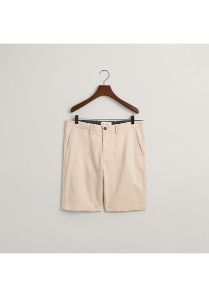 Erkek Krem Relaxed Fit Şort fırsatları