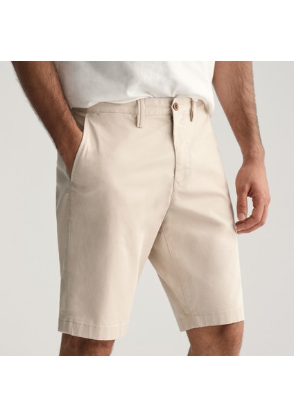Erkek Krem Relaxed Fit Şort indirimleri