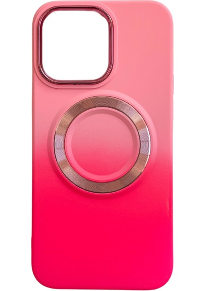 iPhone 14 Pro Max Uyumlu Corn Serisi Gradyan Tasarımlı Sert Silikon Telefon Kılıfı