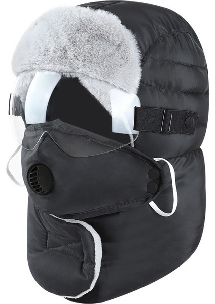 Erkekler ve Kadınlar Için Yeni Lei Feng Şapka, Kışın Soğuk Koruması, Kulak Koruması Kadife ve Kalınlaştırılmış Şapka (Yurt Dışından)