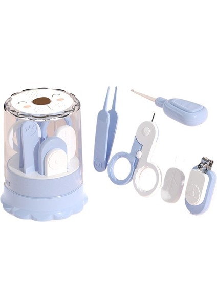 Tırnak Makası Seti Yenidoğan Bebek Tırnak Makası Seti Çocuk Tırnak Bakım Malzemeleri Sıkışma Önleyici Tırnak Makası (Yurt Dışından)