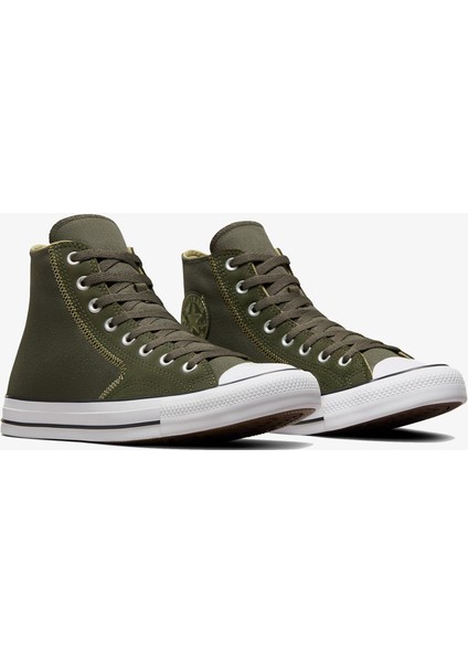Chuck Taylor All Star Mixed Materials Kadın Haki Sneaker fiyatları