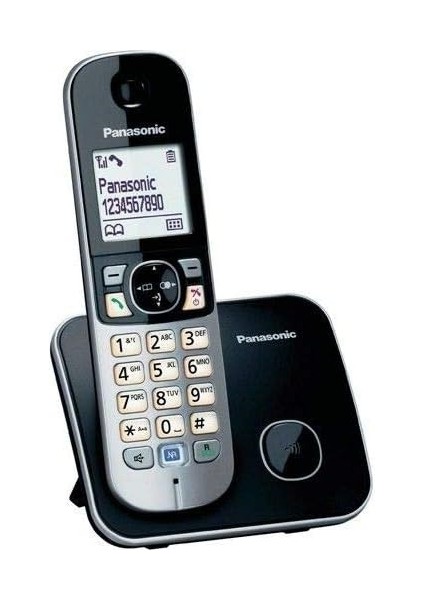 Kx TG6811 Dect Telefon-Siyah Dect Telefon, Siyah