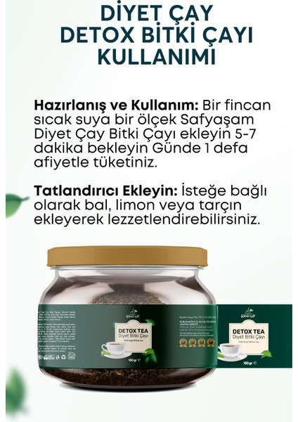 Dyt Diyet Çay Karışık Bitki Çayı 30 Günlük Set