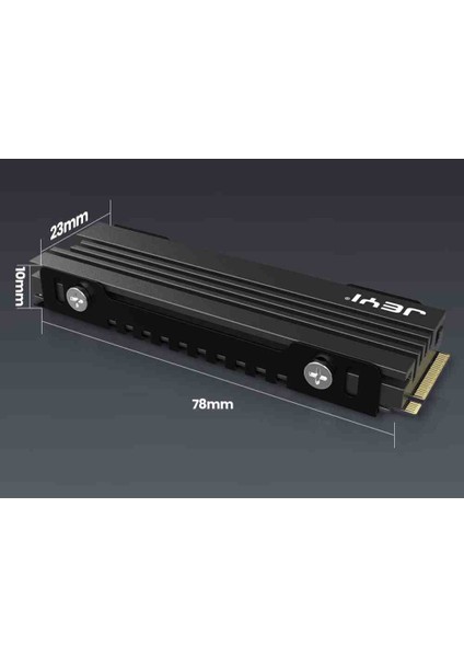 JEYI M.2 Ssd Soğutucu, NVME NGFF Soğutma Magnezyum Alüminyum PC için Soğutucu Radyatör /PS5 PCIE 2280 Ssd icold-007