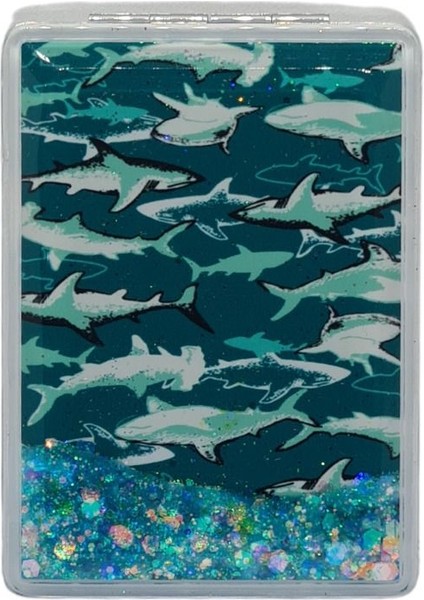 Sulu ve Simli Desenli Çift Taraflı Katlanır Makyaj Aynası - Parlak ve Eğlenceli Tasarım fiyatları