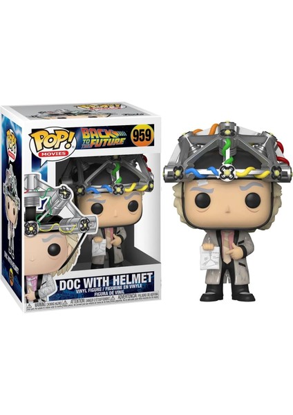 46914 Pop Figür - Movie: Bttf- Doc W/helmet, Multicolor