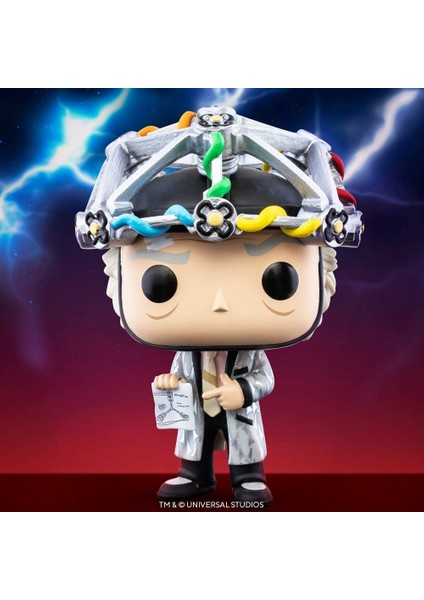 46914 Pop Figür - Movie: Bttf- Doc W/helmet, Multicolor