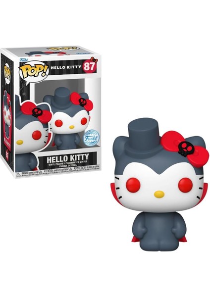 Pop! Sanrio – Hello Kitty (Vampir) 87 Pop! Vinil Figür Special Edition Çıkartma Koruyucu Kıl