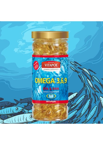 Omega 3,6,9 200 Softgels