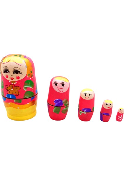 Matruşka 5li Ahşap (4825)