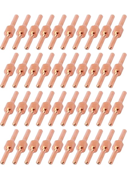 PT31 Pt-31 Plazma Kesici Elektrot İpuçları - Fincan Memesi Nikel Kaplama Sarf Kit İçin CUT50 PLC50D HYC410 50 Adet