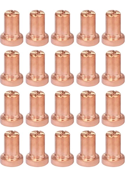 PT31 Pt-31 Plazma Kesici Elektrot İpuçları - Fincan Memesi Nikel Kaplama Sarf Kit İçin CUT50 PLC50D HYC410 50 Adet fiyatları