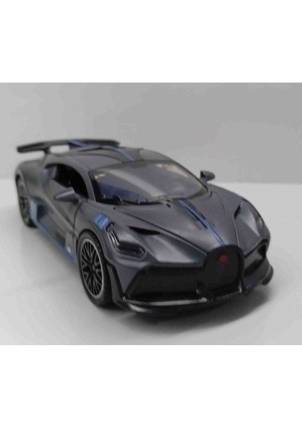 Bugatti Metal Araba Çek-Bırak 14 cm Uzunluğu