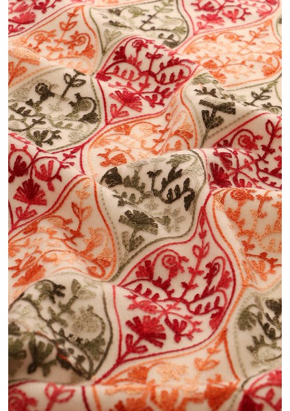 Krem Nakışlı Kışlık Şal fırsatları